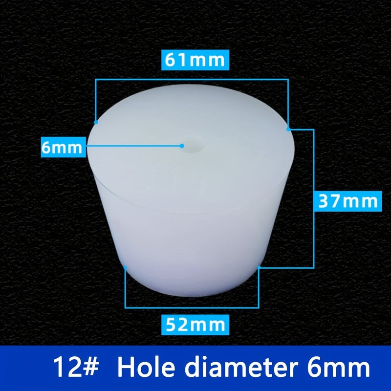 8 Model Silicone Stopper Plug Set For Laboratory Bottle Cap Bucket Hole Size 6Mm - Image 2