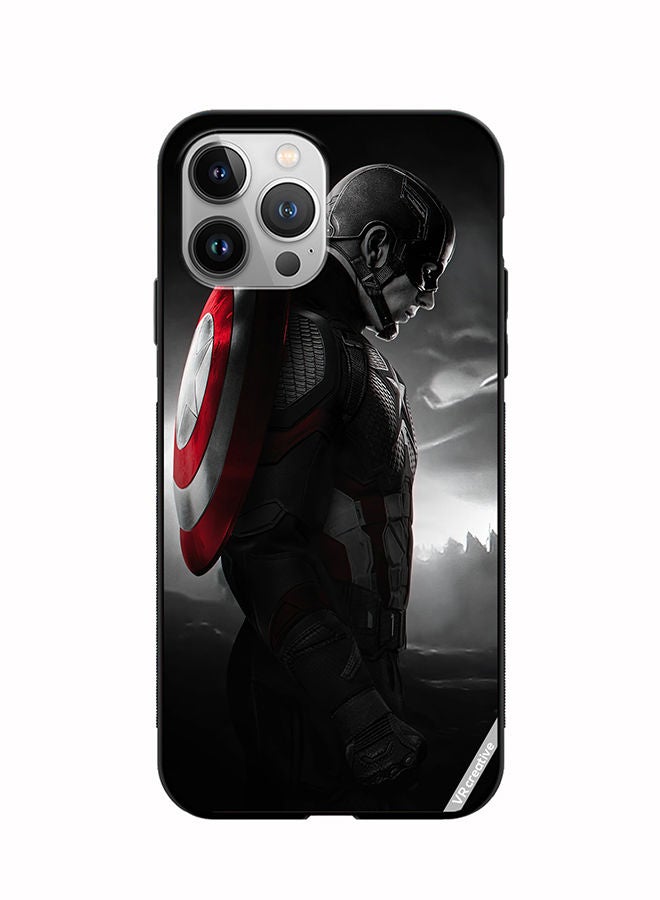 VR CREATIVE Protective Case Cover For Apple iPhone 12 Pro Max Captain America Design Multicolour - Image 1