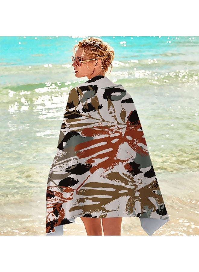 آنا منشفة شاطئ سريعة الجفاف بتقنية 3D من ألياف دقيقة فائقة - Image 4