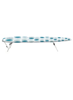 Feelings Table Top Mesh Ironing Board Multicolour Ironing Table With Iron Holder Foldable And Adjustable 77x31x12cm  - Image 1