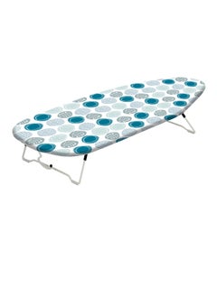 Feelings Table Top Mesh Ironing Board Multicolour Ironing Table With Iron Holder Foldable And Adjustable 77x31x12cm  - Image 2