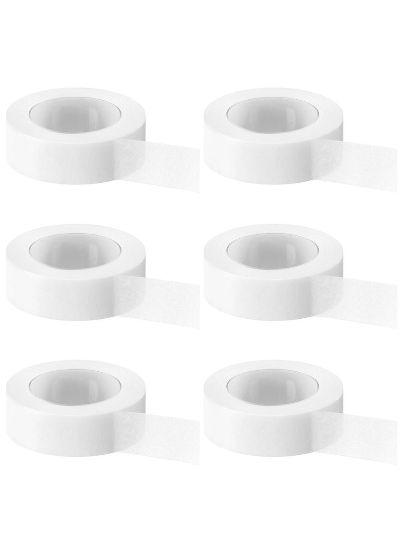 SYOSI 6 Rolls Flexible Skin Tape Breathable Nose Tape，Micropore Tape, Paper tape medical, Self Adhesive First Aid Bandages for Wound Injuries Swelling (0.5 in x 10 Yd)  - Image 1