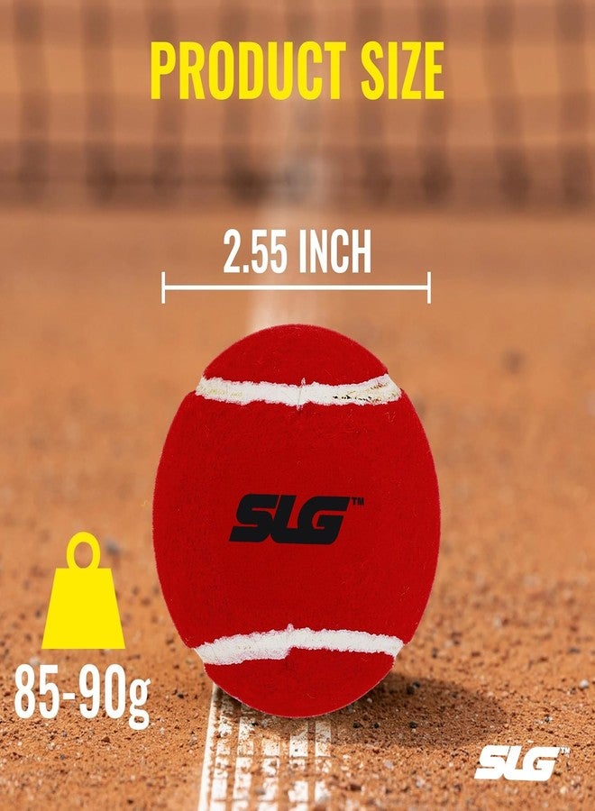 SLG Rubber Light Weight Tennis Ball | Perfect for Recreational Sports, Cricket and Kids | Durable Practice & Recreational Ball for Indoor & Outdoor Play (Set of 6) - Image 3