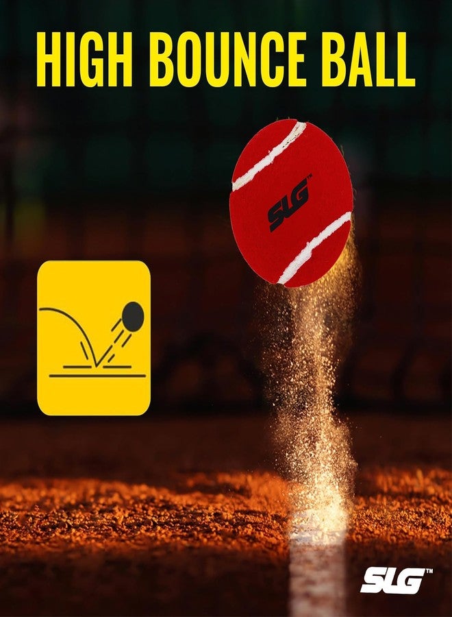 SLG Rubber Light Weight Tennis Ball | Perfect for Recreational Sports, Cricket and Kids | Durable Practice & Recreational Ball for Indoor & Outdoor Play (Set of 6) - Image 5