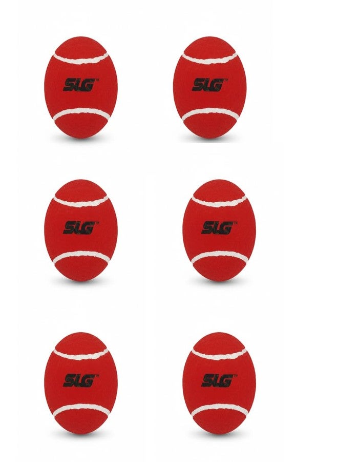 SLG Rubber Light Weight Tennis Ball | Perfect for Recreational Sports, Cricket and Kids | Durable Practice & Recreational Ball for Indoor & Outdoor Play (Set of 6) - Image 2
