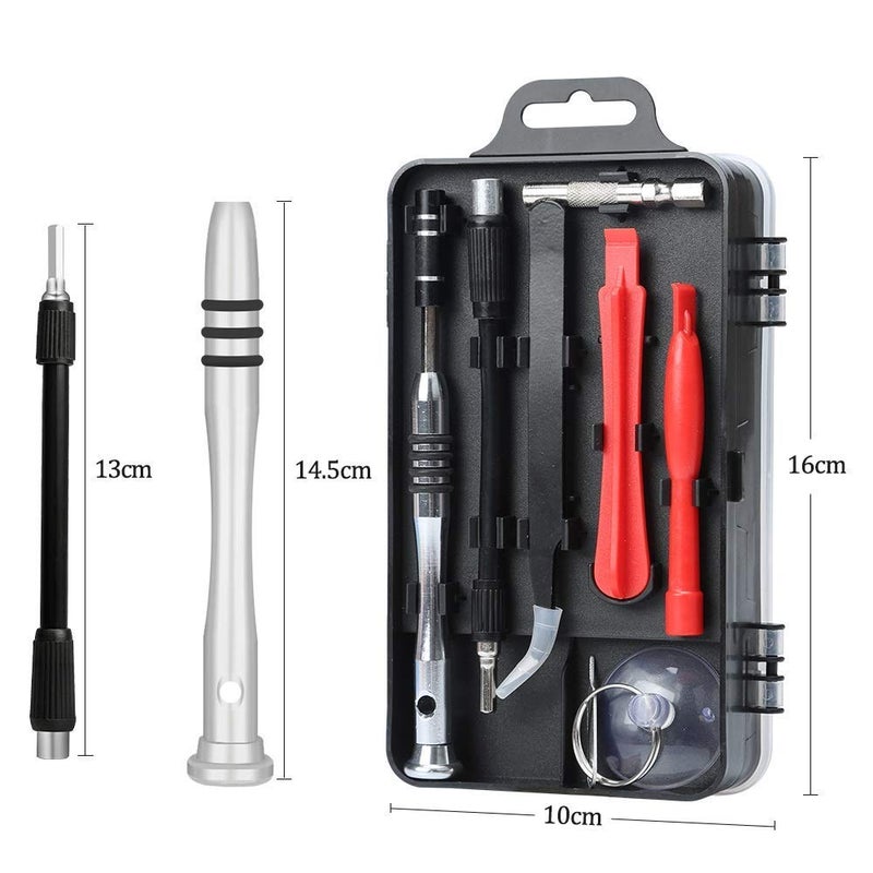 CLUSPEX 110 in 1 Precision Screw Driver Set for Smartphone Mobile Laptop Tablet Game Console and Household Repair Tool Kit Black - Image 3