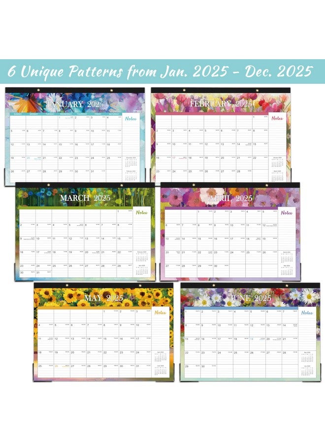 MaaIbok 2025 Desk Calendar - Large Desk Calendar 2025, 17" X 12", Jan. 2025 - Dec. 2025, Corner Protectors, Hanging Holes, Desk/Wall Calendar For Planning And Organizing  - Image 5