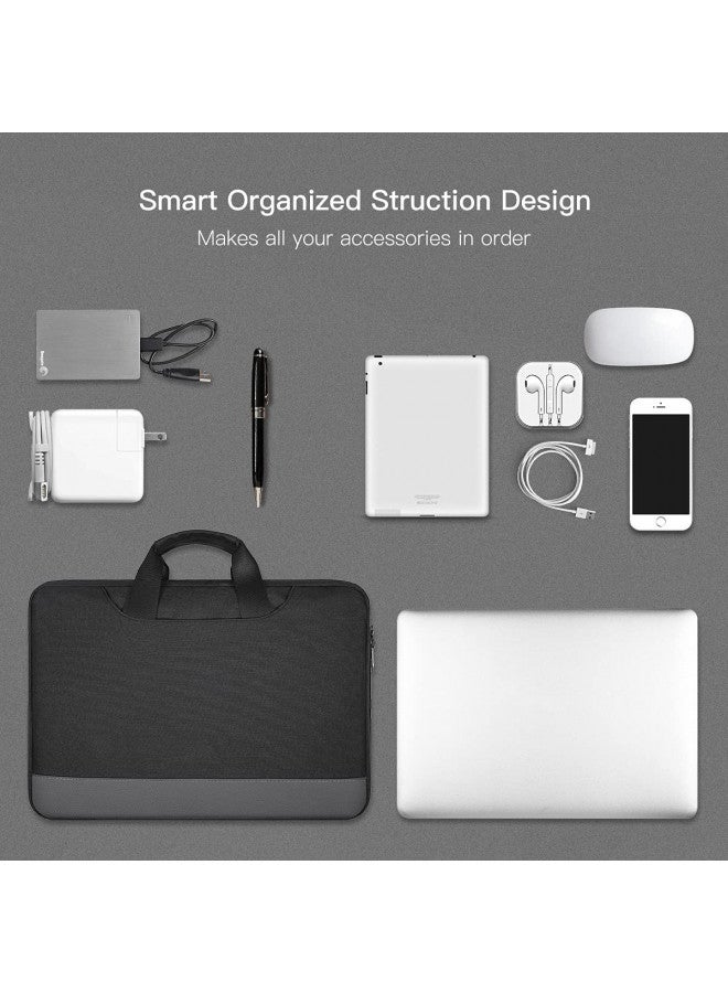 imComor 15.6 Inch Laptop Sleeve Bag, Men Women TSA Case for Macbook Pro 16 M4 M3 M2 M1, Lenovo Ideapad 15.6, HP Envy/Victus 15.6, Acer Aspire/Nitro 5 15.6, Dell Inspiron 15, ASUS Chromebook 15 Case, Black - Image 2