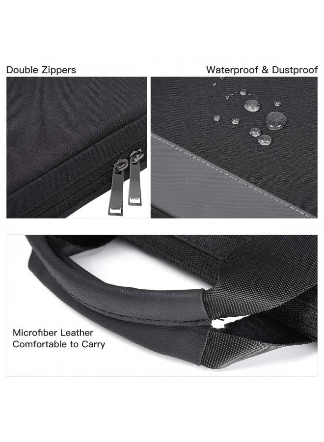 imComor 15.6 Inch Laptop Sleeve Bag, Men Women TSA Case for Macbook Pro 16 M4 M3 M2 M1, Lenovo Ideapad 15.6, HP Envy/Victus 15.6, Acer Aspire/Nitro 5 15.6, Dell Inspiron 15, ASUS Chromebook 15 Case, Black - Image 4