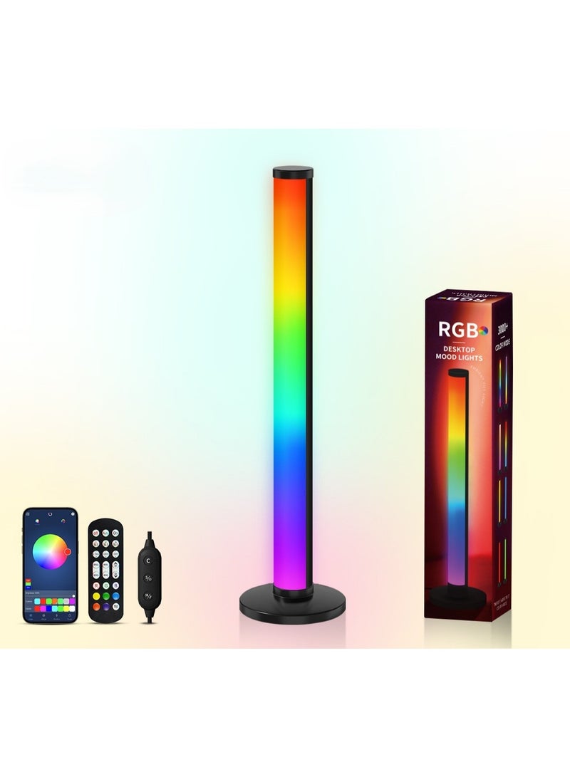 YANCI Smart RGB Ambient Light Bars , Music Sync LED Desk Lamp Set, Gaming Monitor Backlight, DIY Color Modes, RGBICWW Smart Ambient Lighting for Desk, Bedroom & Gaming Setup - Image 1