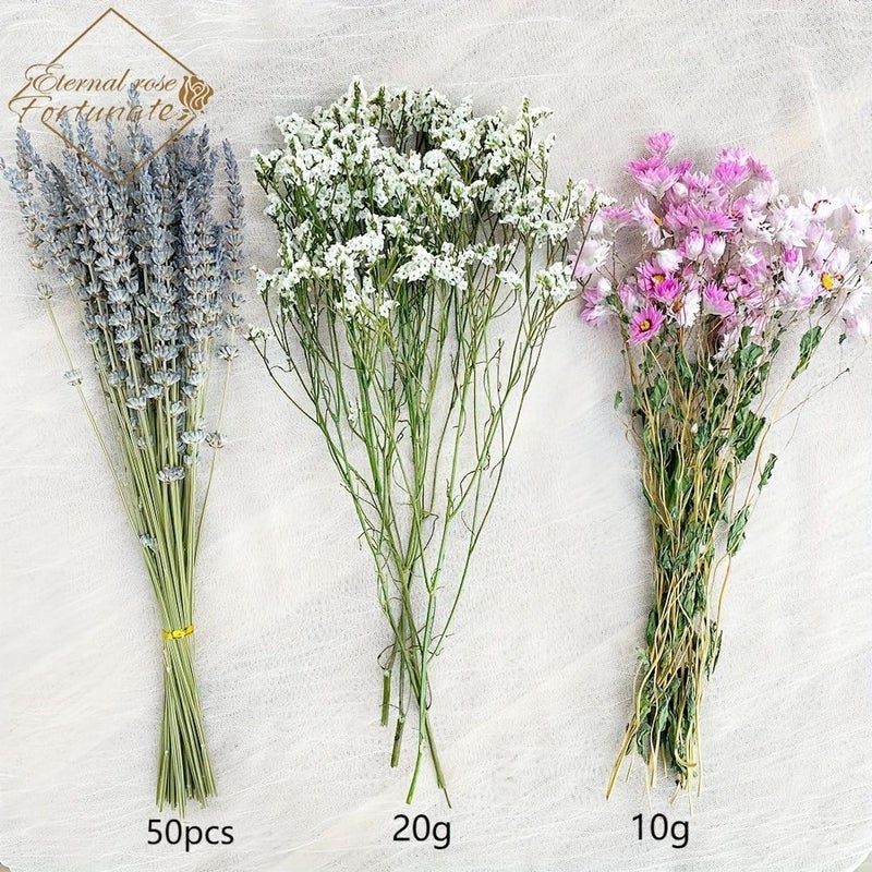 Dried Pink Daisy Flower Bouquet For Weddings Farmhouse Spring Decor - Image 2