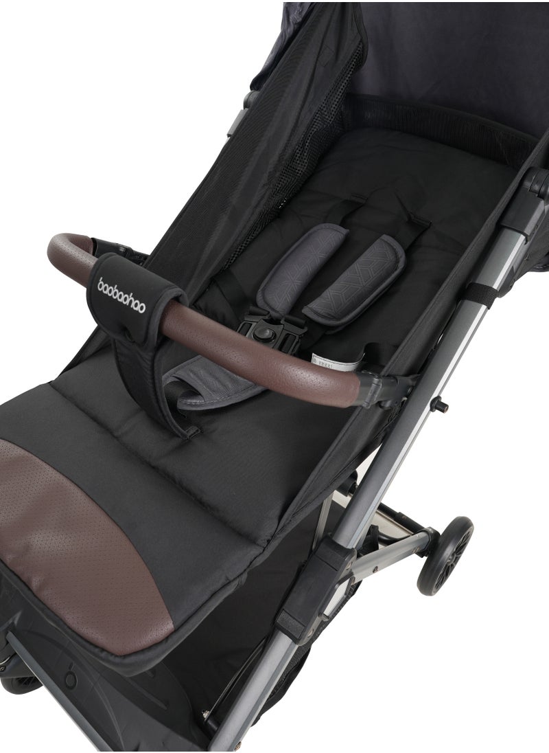 baobaohao - Stroller can be sat or laid down. For newborns aged 0-3 years. Breathable and comfortable. One-click folding baby stroller - Image 1