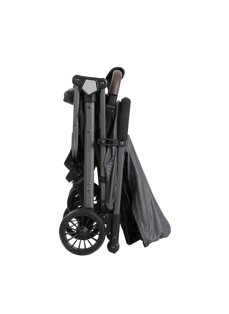 baobaohao - Stroller can be sat or laid down. For newborns aged 0-3 years. Breathable and comfortable. One-click folding baby stroller - Image 1