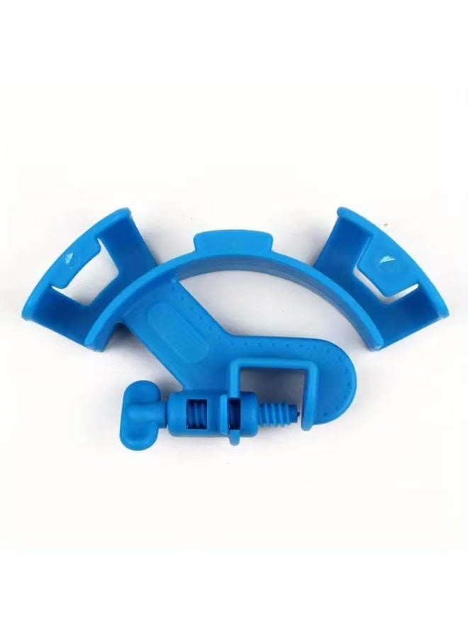 Yee Aquarium Hose Pipe Clamp, Adjustable Water Pipe Holder Clip Blue (YSL-101) - Image 5