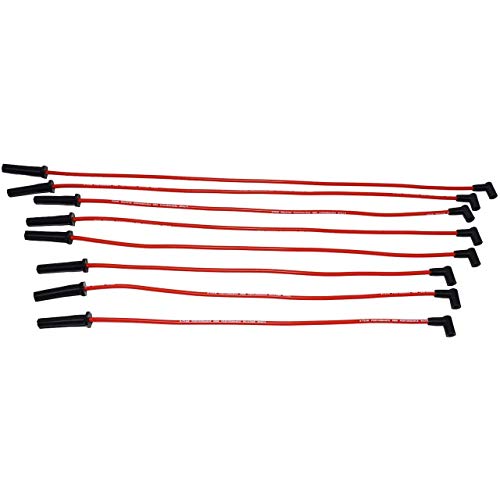 A-Team Performance Red Silicone Spark Plug Wires Set 90 Degree Black Boot for HEI Distributor Ignition Coil Accessories Compatible With Mopar Chrysler Dodge 318 360 8.0mm - Image 2