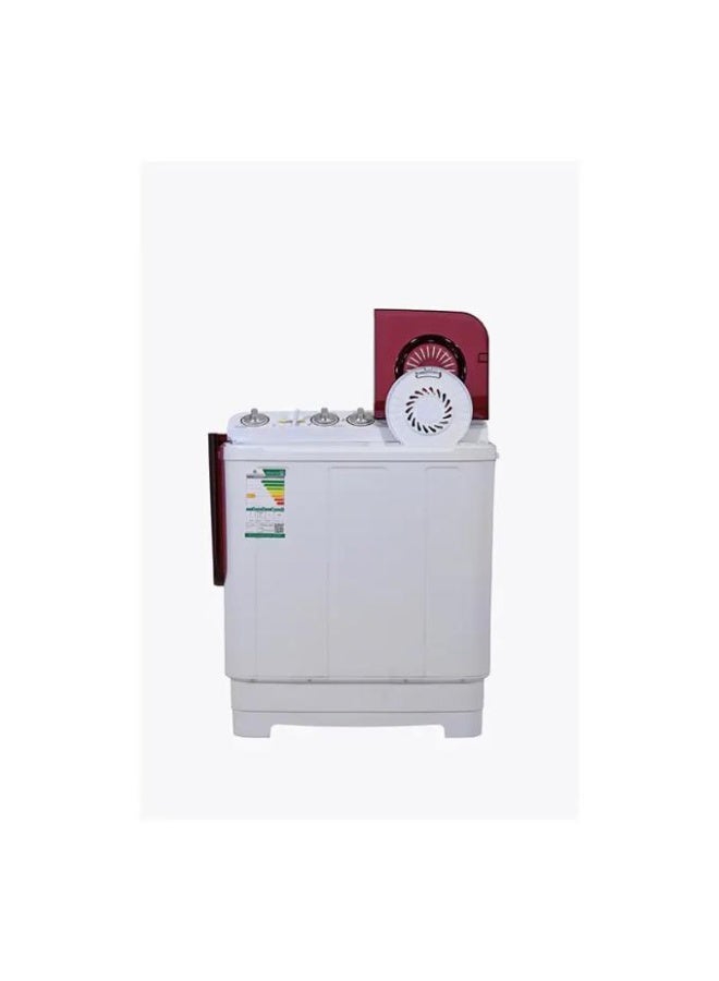 GENERAL SUPREME Washing Machine Twin Tub 5 KG White/Red GSTT50TR - Image 2