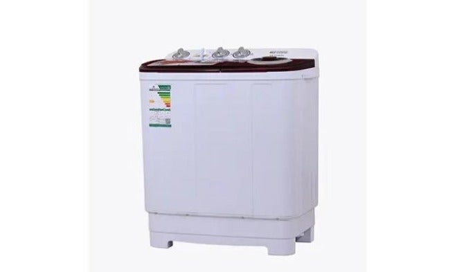 GENERAL SUPREME Washing Machine Twin Tub 5 KG White/Red GSTT50TR - Image 3