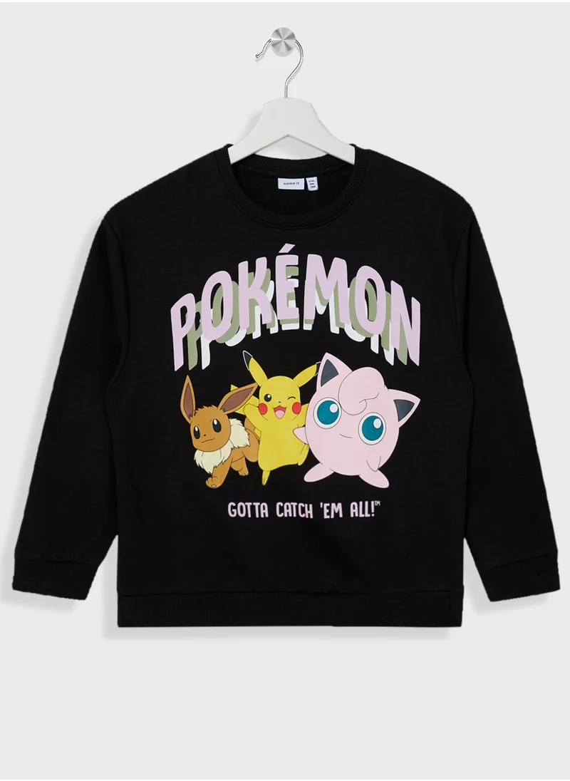 نيم ات Kids Pokemon Sweatshirt