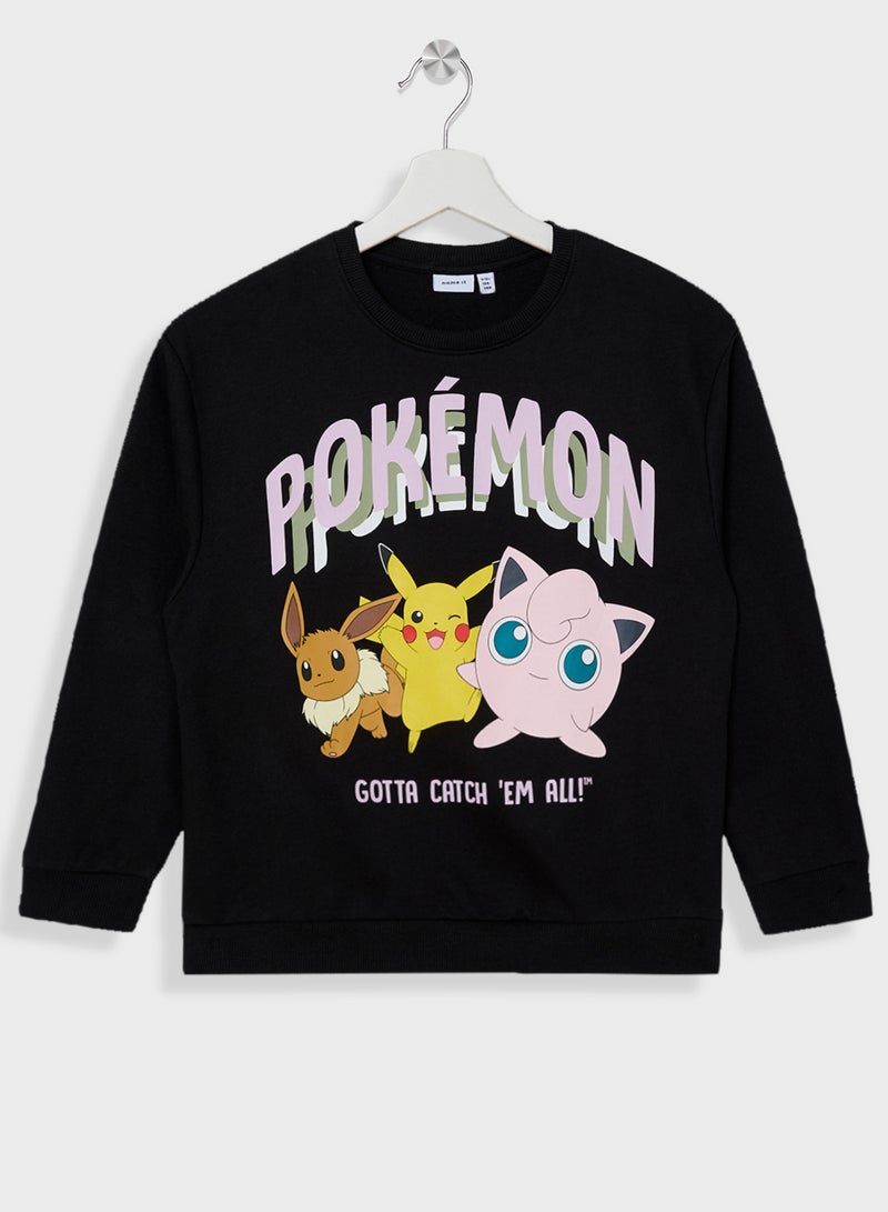 NAME IT Kids Pokemon Sweatshirt  - Image 1