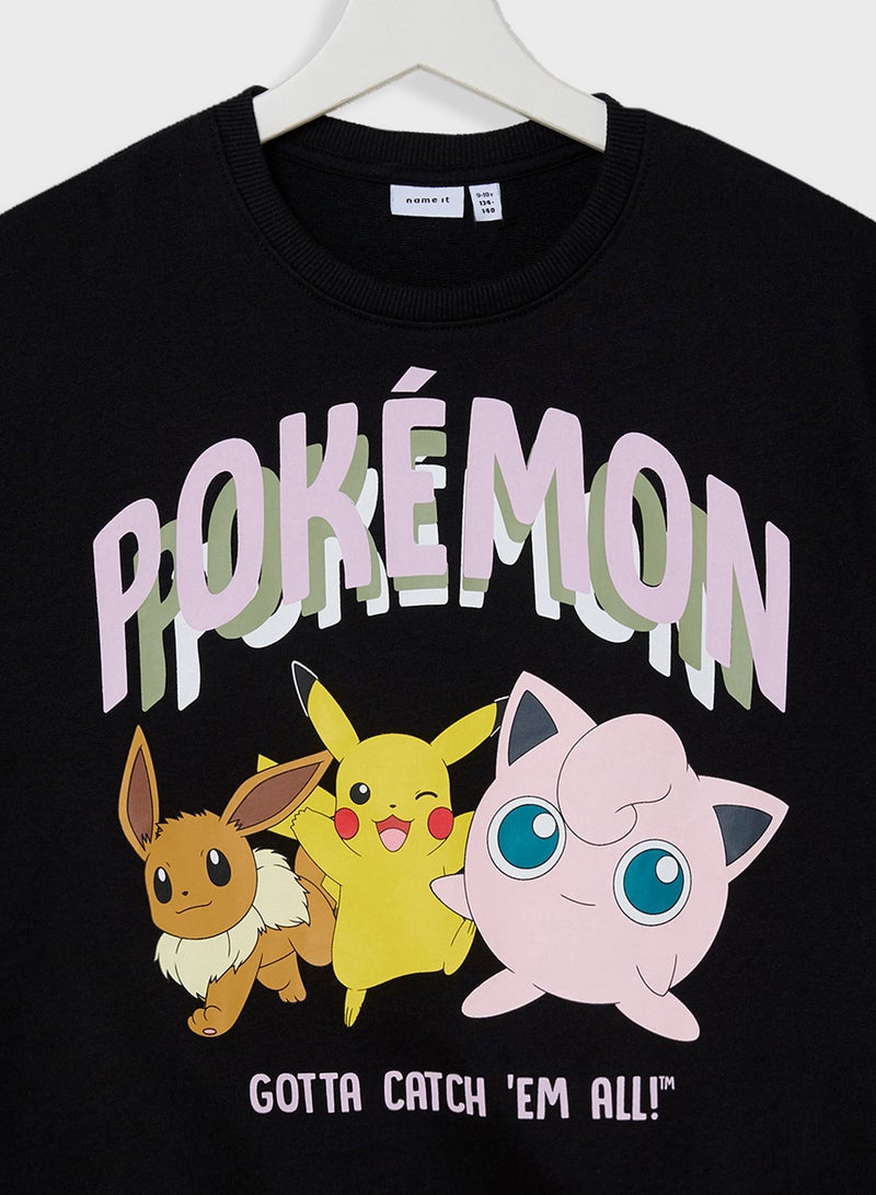 NAME IT Kids Pokemon Sweatshirt  - Image 3