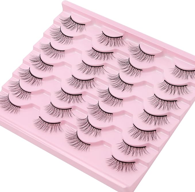 EMEDA 10 أزواج من الرموش الصناعية الطبيعية 3D رموش مزيفة 100 يدوية قصيرة ناعمة قابلة لإعادة الاستخدام رموش شفافة مظهر طبيعي للرموش من EMEDA رموش مزيفة 05 - Image 4