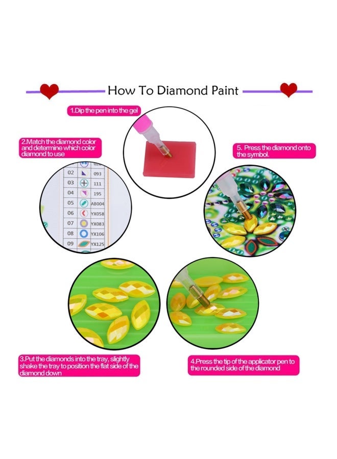 NIBEMINENT 5D Diamond Painting Album DIY Kit Multicolor - Image 3