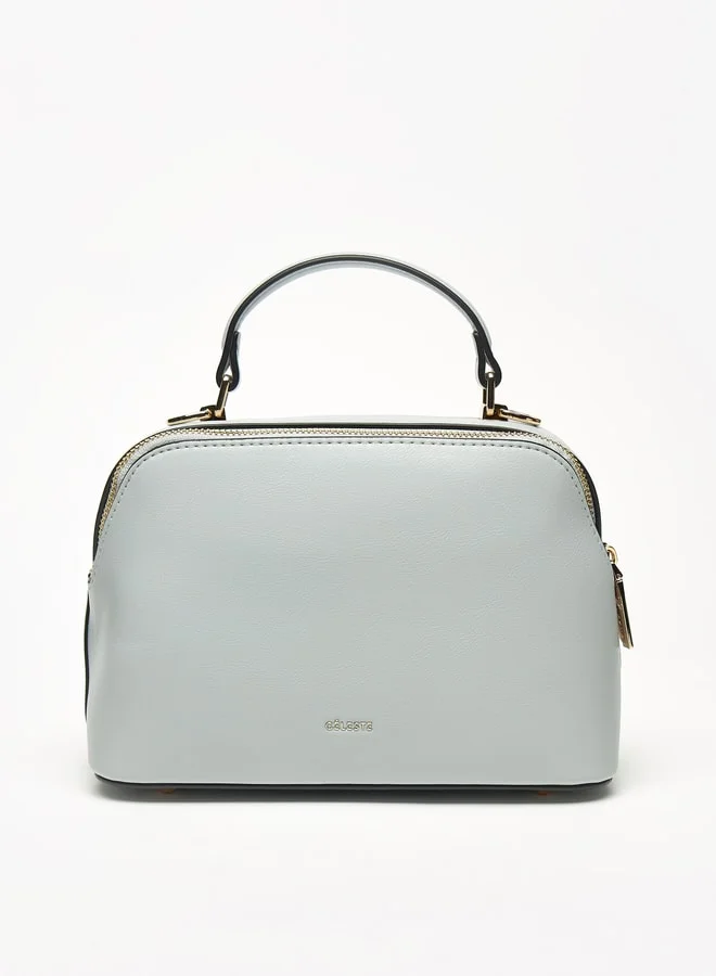 سيليست Women Solid Crossbody Bag with Detachable Strap and Zip Closure