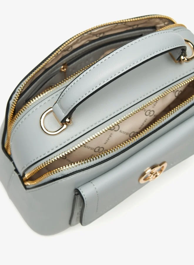 سيليست Women Solid Crossbody Bag with Detachable Strap and Zip Closure