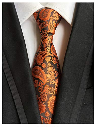 Adulove Men's Necktie Classic Silk Tie Woven Jacquard Neck Ties 6 PCS - Image 5