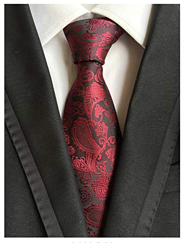 Adulove Men's Necktie Classic Silk Tie Woven Jacquard Neck Ties 6 PCS - Image 3