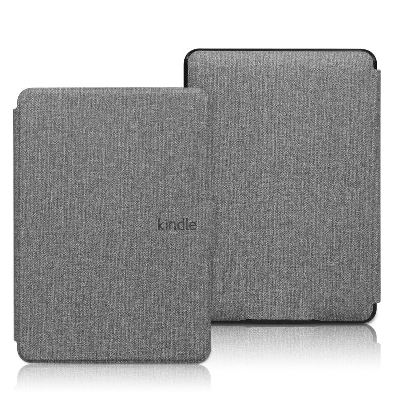 Kindle2024 Protective Case Paperwhite543 Linen Fabric Leather Case Youth Version 558 Protective Case - Image 3