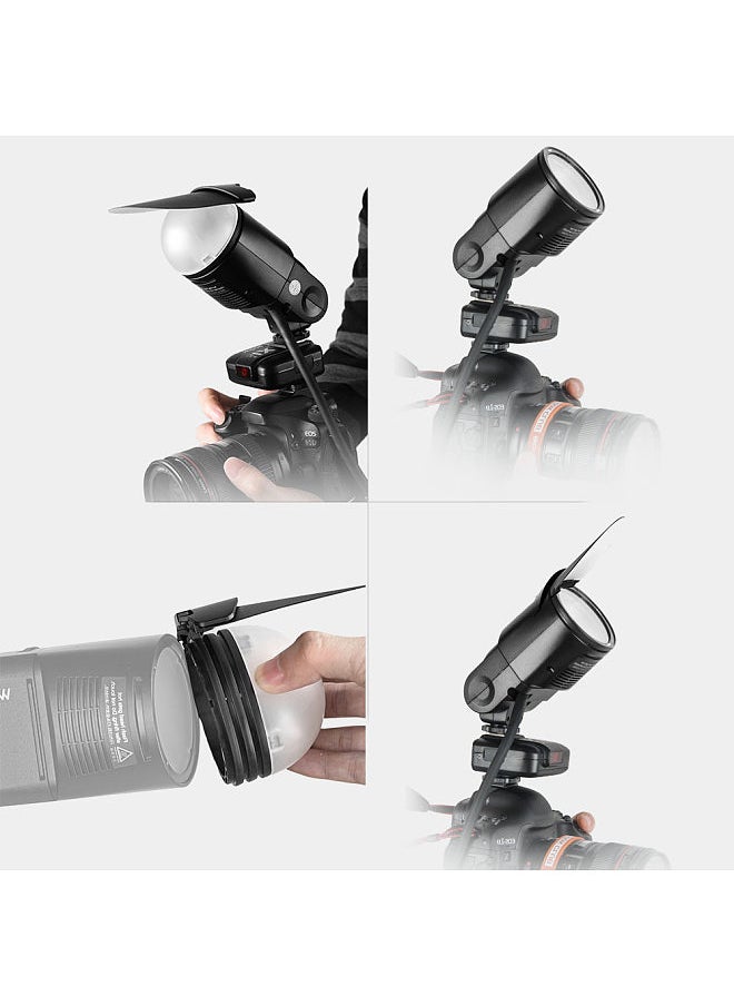 AK-R1 Pocket Flash Light Accessories Kit for Godox H200R/ V1/AD200/AD200pro/AD100PRO Round Flash Head