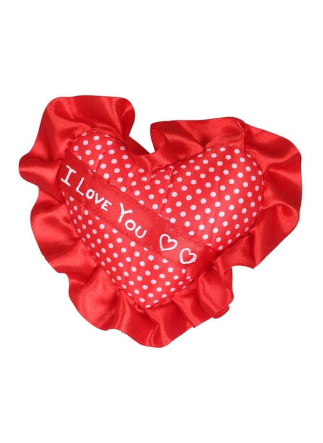Tickles Tickles I Love You Heart Cushion Soft Stuffed Plush Toy Gifts for Wedding Anniversary Birthday Valentine's Day (Color: Red Size: 14 cm) 