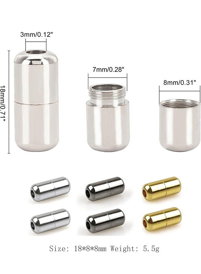 رات سو ٣ أزواج من أقفال أربطة الأحذية المغناطيسية المعدنية بدون ربط – مشابك أربطة بدون عقد للأطفال والكبار للأحذية الرياضية - Image 4