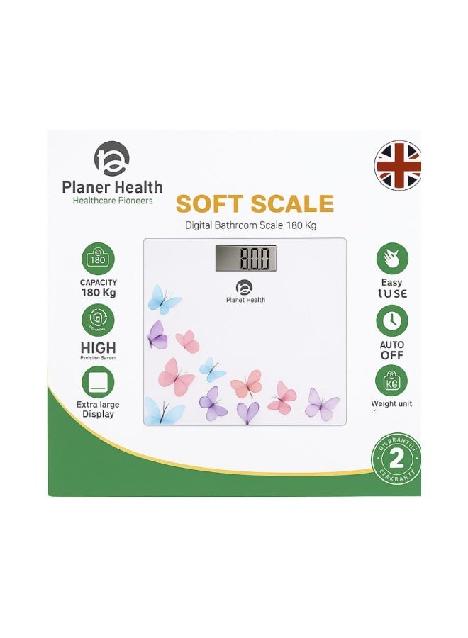 Digital Bathroom Scale Soft Scale 180 Kg