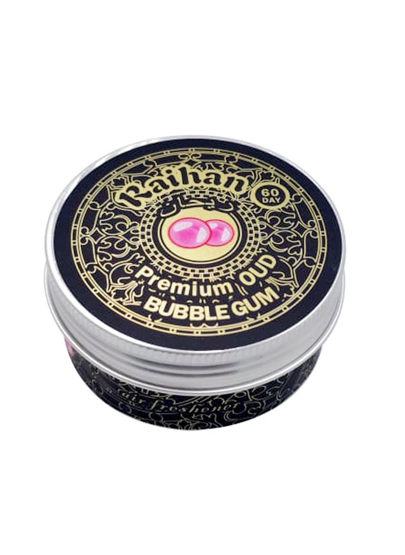 Raihan - Oud Series Premium Car Air Freshener Organic Spices Oud Bubble Gum 42g - Image 1