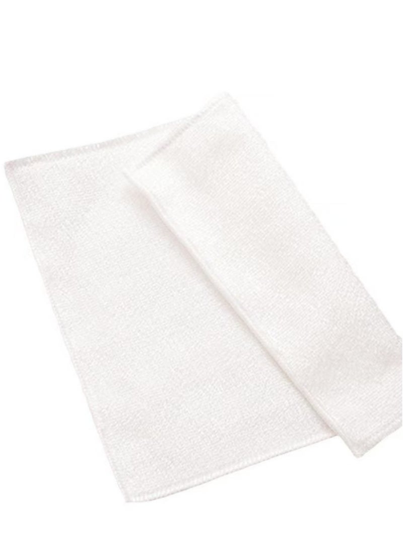4 Packs of household bamboo fiber dishwashing cloths, kitchen cleaning towels, water-absorbing and degreasing double-layer thickened scouring pads, cleaning cloths, 2 pieces 18*23cm, 2 pieces 27*30cm  - Image 2