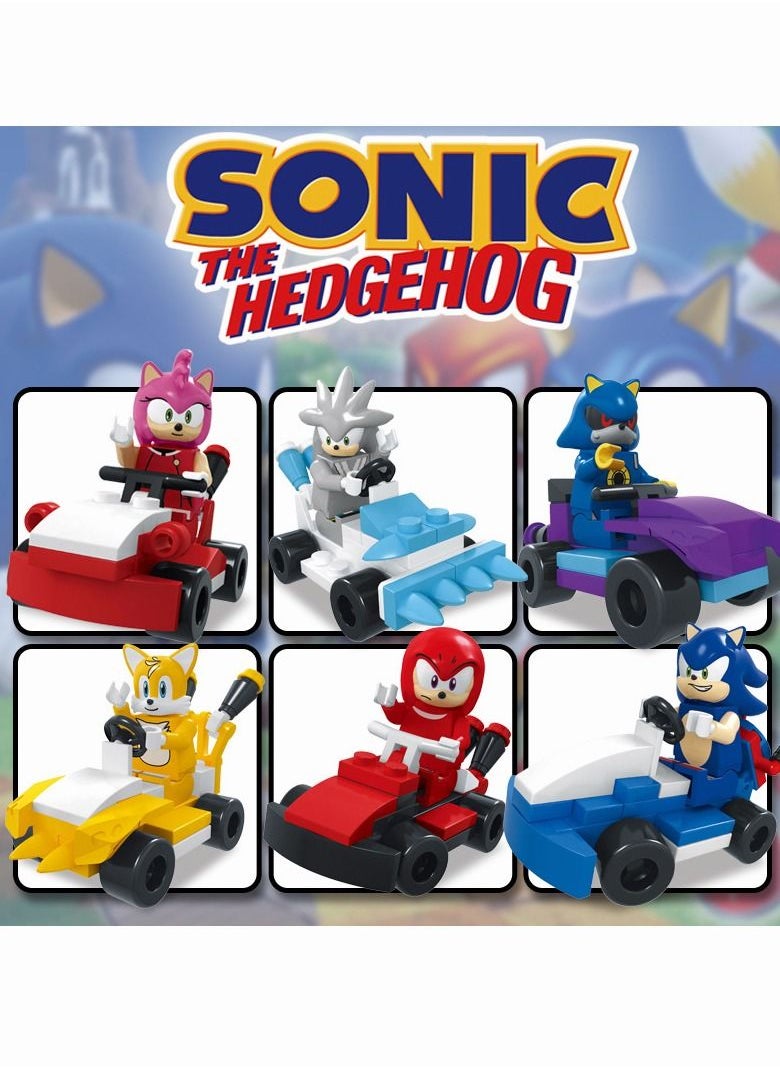 SONIC 6 قطع من ألعاب الدمى للمركبة سونيك أدفانس  - Image 3