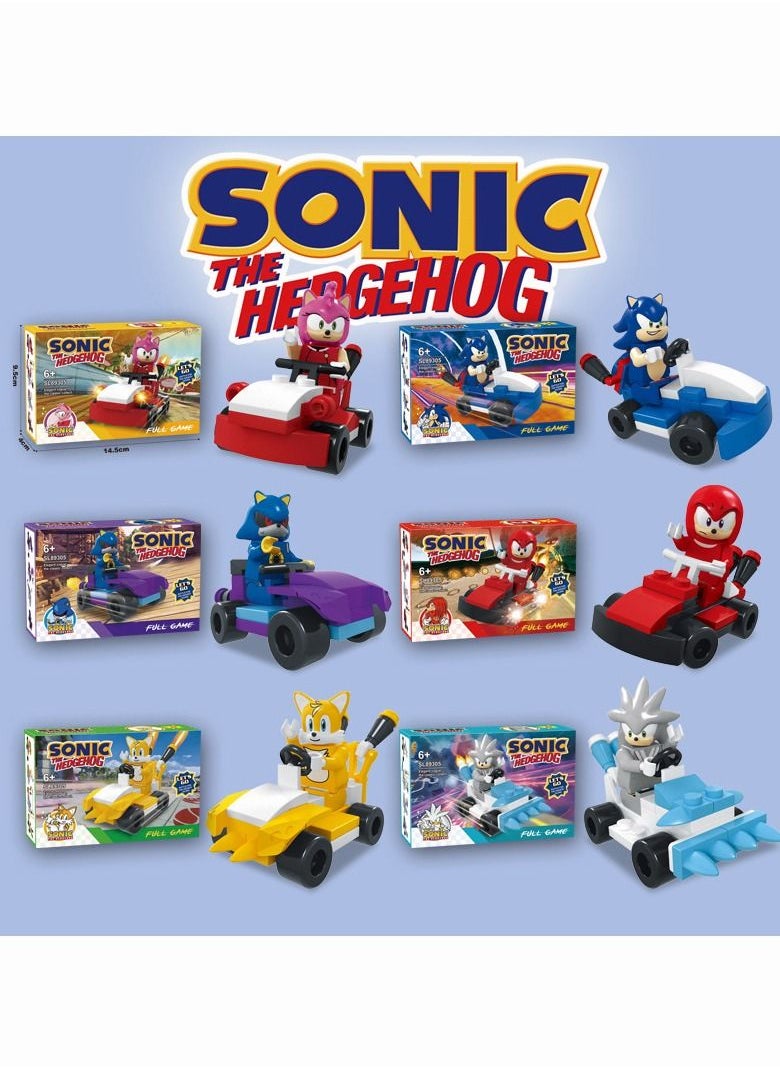 SONIC 6 قطع من ألعاب الدمى للمركبة سونيك أدفانس  - Image 2
