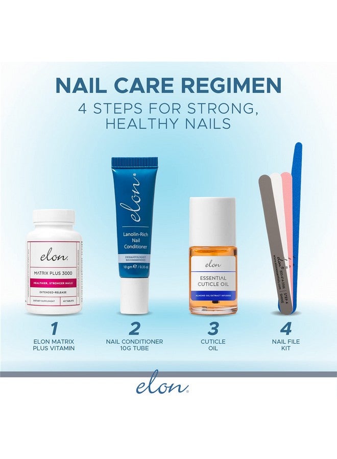 إيلون زيت بشرة أساسي للأظافر مع مستخلص زيت اللوز وزيت الجوجوبا وفيتامين E لتنعيم وترطيب الأظافر وزيت البشرة الموصى به من قبل أطباء الجلدية، زيت بشرة الأظافر (0.5 أونصة). - Image 5