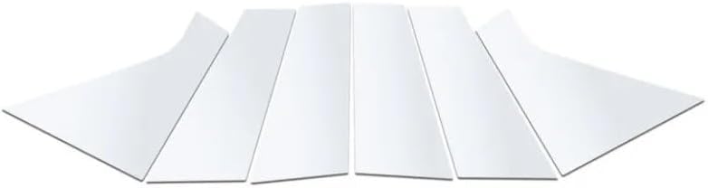 DEMULAX Chrome Plated Car Window Pillar Post Stickers - Image 2