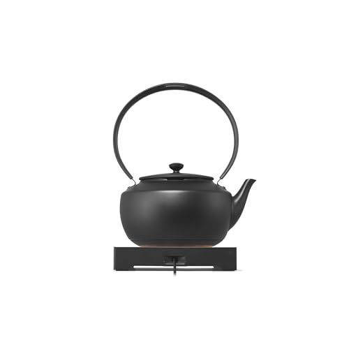 BALMUDA MoonKettle | Electric Kettle with Temp Control (122°F - 212°F) | HOLD & Keep Warm | 900ml (30 fl oz) | Soothing Ambient Light & Sound | Precision Pour Spout | Black - Image 2