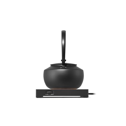 BALMUDA MoonKettle | Electric Kettle with Temp Control (122°F - 212°F) | HOLD & Keep Warm | 900ml (30 fl oz) | Soothing Ambient Light & Sound | Precision Pour Spout | Black - Image 3