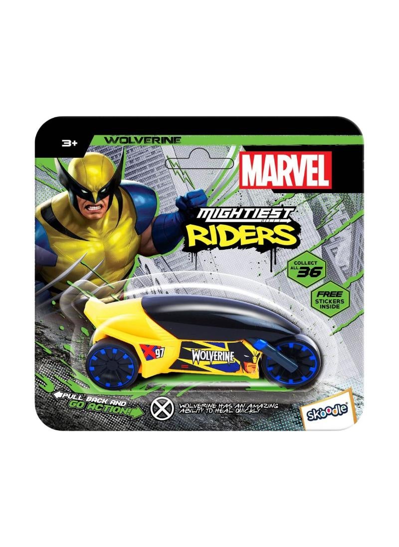 Marvel Pullback Mightiest Rider Wolverine