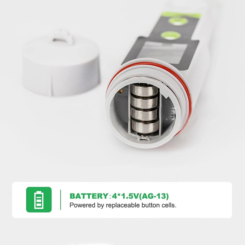 ويوبلز مقياس ملوحة، جهاز اختبار ملوحة رقمي على شكل قلم لمياه البحر وحمامات السباحة المالحة - Image 4