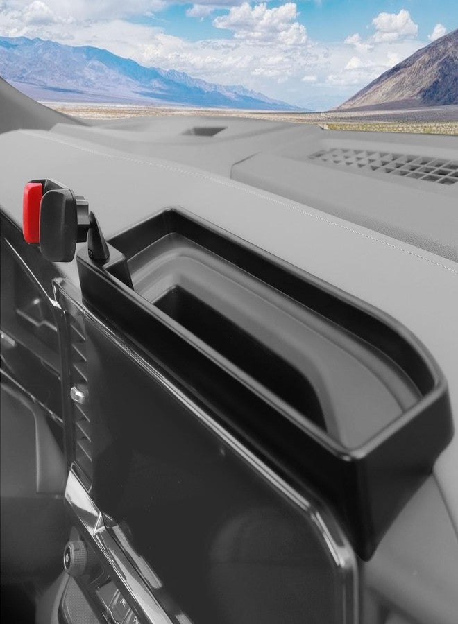 Jimen Phone Holder Fit for Chevrolet Silverado 2022-2025, Center Console Dashboard Tray with Cell Phone Mount - Image 5