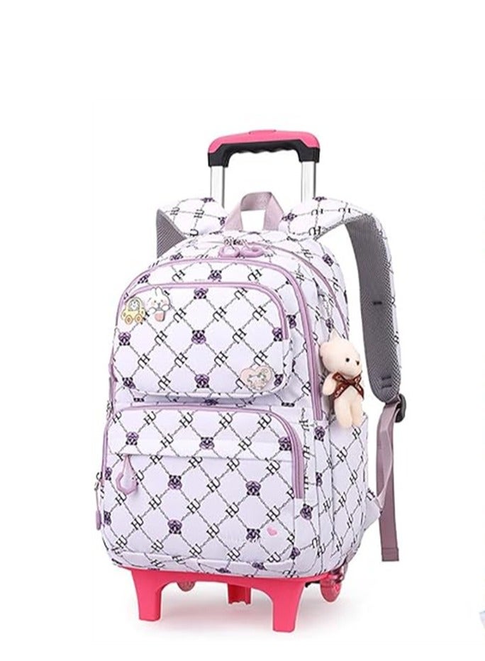 Wheeled Luggage Backpack, Kids Trolley School Bag, Large Capacity Bag for School Students - Image 3