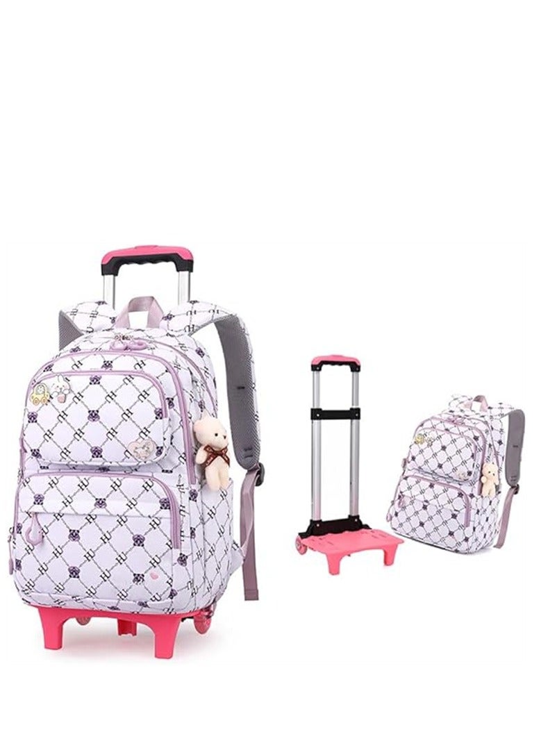 Wheeled Luggage Backpack, Kids Trolley School Bag, Large Capacity Bag for School Students - Image 5