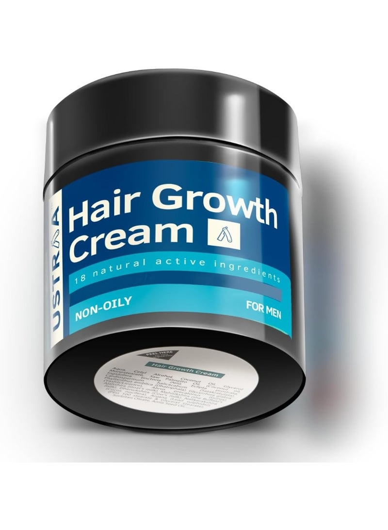USTRAA Hair Growth Cream - 100g | With Onion Extract, Neelbhringadi, Blackseed Oil | Prevents Hair Fall & Boosts Growth | Paraben-Free, No Mineral Oil | Lavender Scent - Image 5