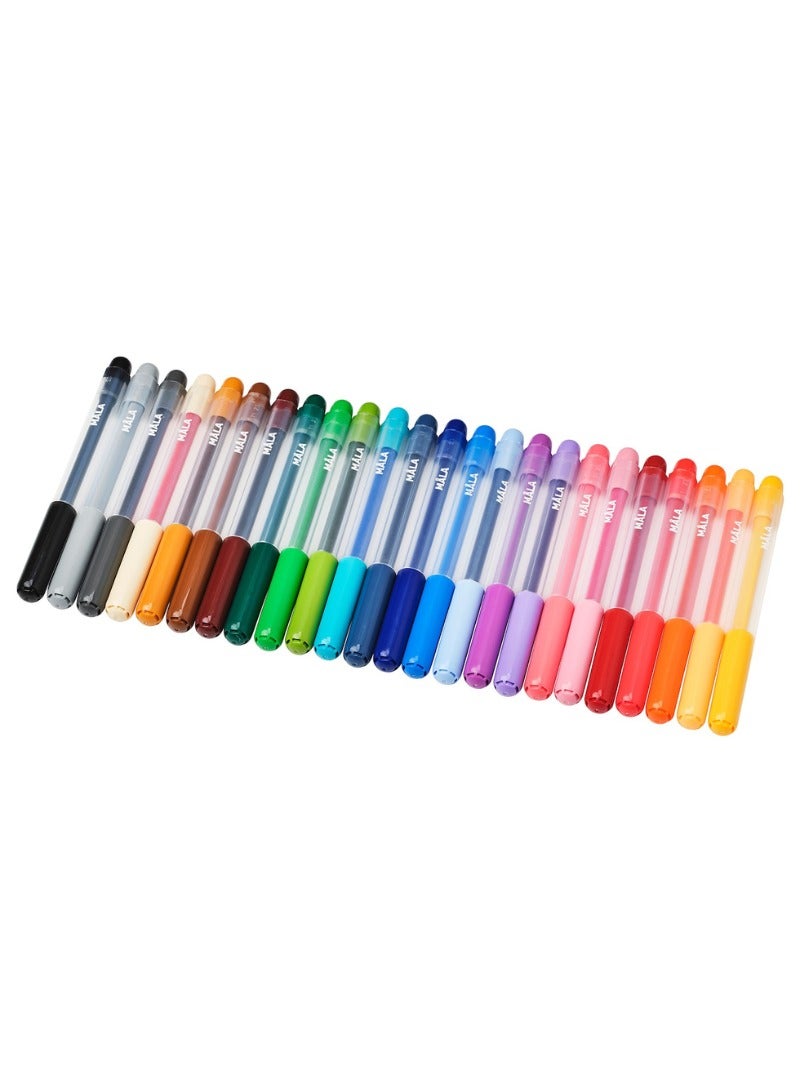 MALA Felt-tip Pen Set, Mixed Colours, 24 pcs - Image 1